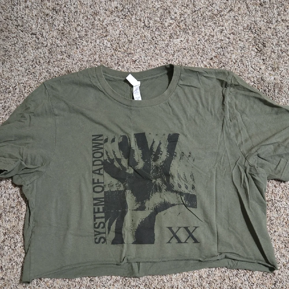 System Of A Down Cropped T-Shirt - Picture 1 of 3
